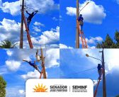 Prefeitura de Senador José Porfírio amplia iluminação pública na Vila Nova