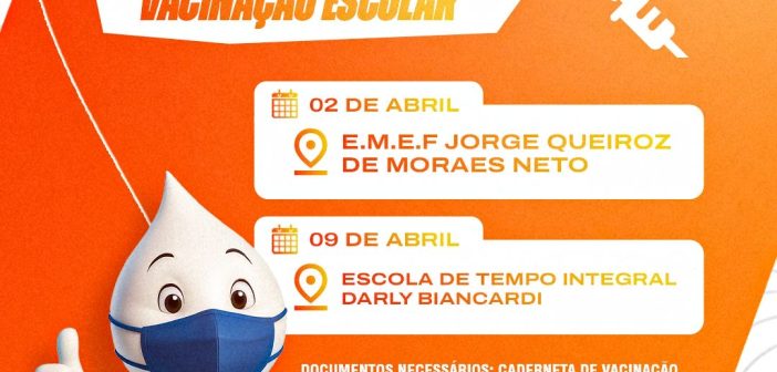 Cronograma de Vacinação Escolar
